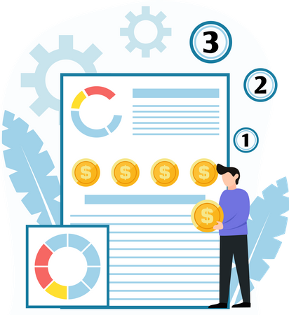 Financial Data analysis  Illustration