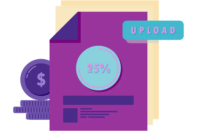 Financial Data  Illustration