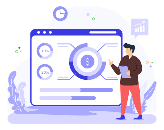 Financial Data  Illustration