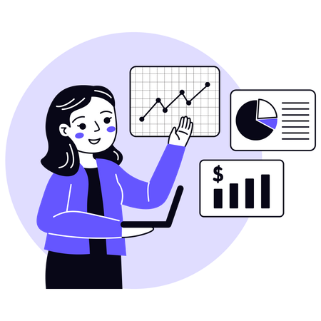 Financial Data  Illustration