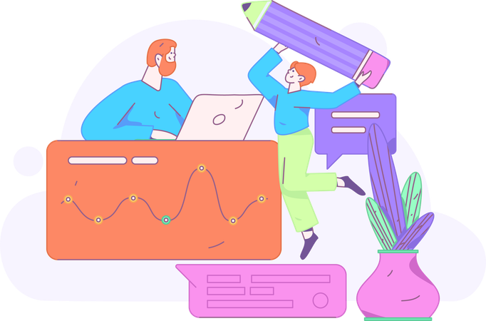 Financial Data  Illustration