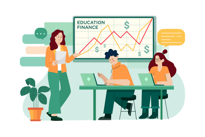 Financial Education Illustration