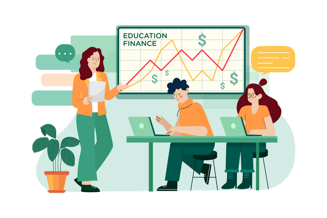 Financial Education  Illustration