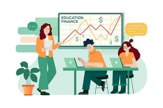 Financial Education  Illustration