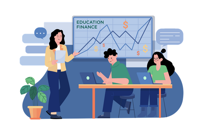 Financial Education  일러스트레이션