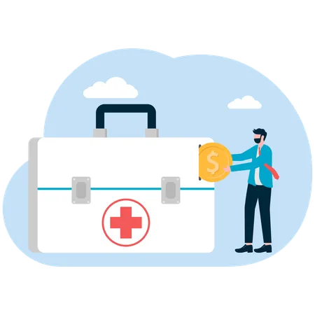 Financial Emergency Fund Savings Account  Illustration