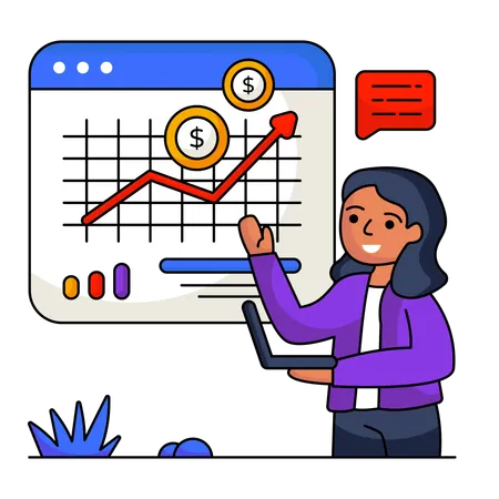 Financial Forecast  Illustration