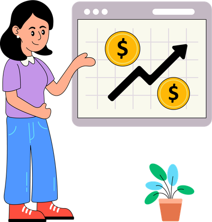 Financial Forecast  Illustration