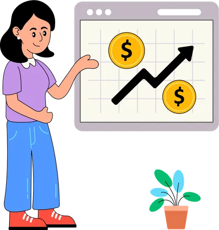 Financial Forecast  Illustration