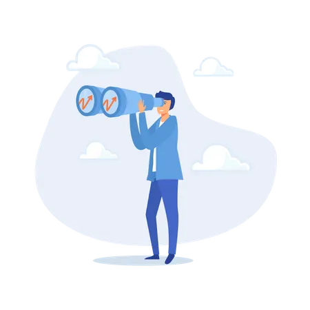 Financial forecast  Illustration