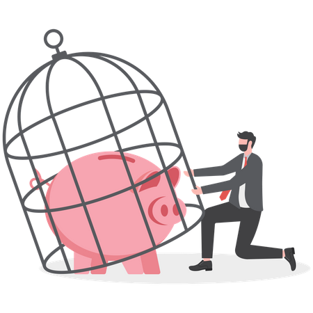 Financial freedom  Illustration