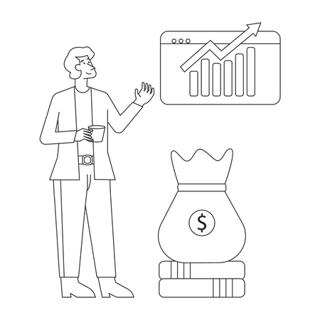 Financial growth  Illustration