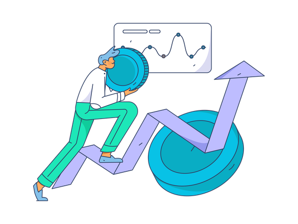 Financial Growth  Illustration