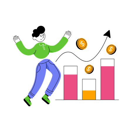 Financial Growth  Illustration