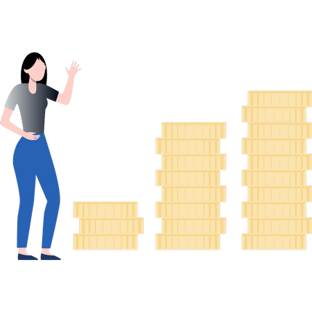 Financial growth  Illustration