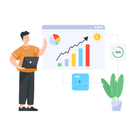 Financial Growth  Illustration