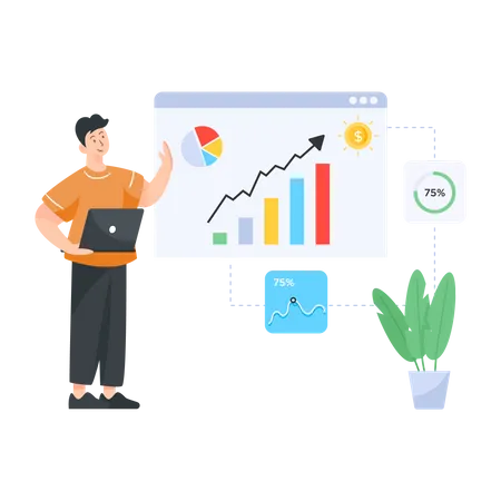 Financial Growth  Illustration