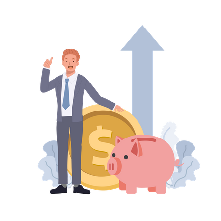 Financial growth  Illustration