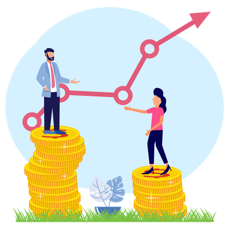 Financial Growth  Illustration