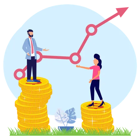 Financial Growth  Illustration