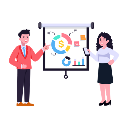 Financial Infographics  Illustration