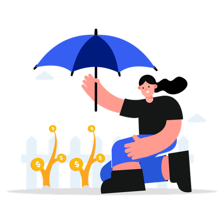 Financial insurance  Illustration