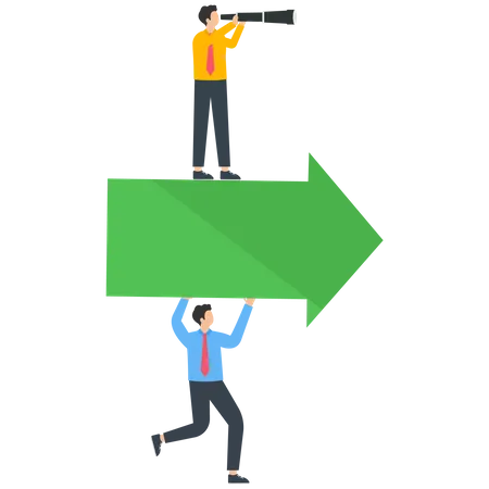 Financial investment and market forecast  Illustration