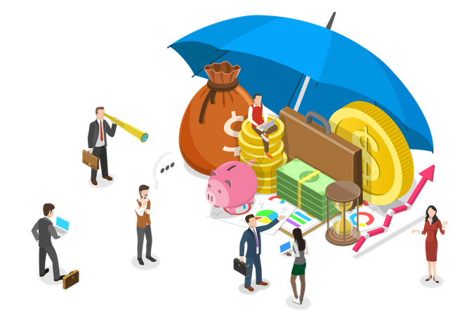 Financial Investment  Illustration