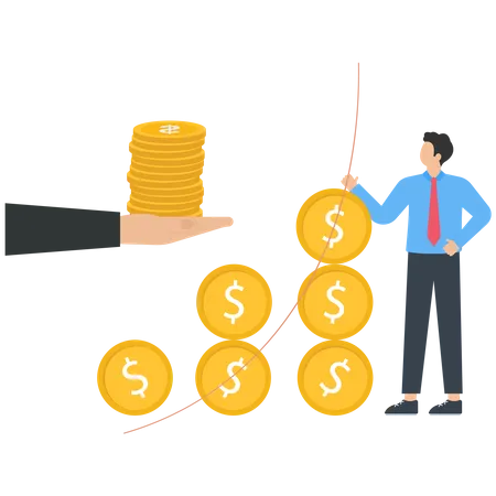 Financial Loan  Illustration