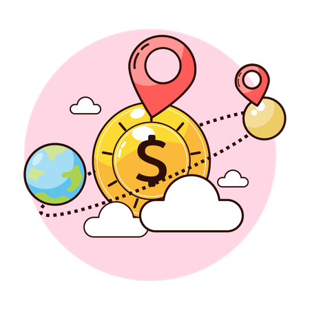 Financial location  Illustration