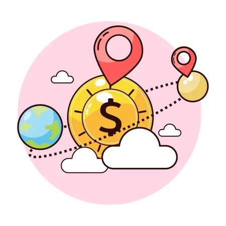 Financial location  Illustration