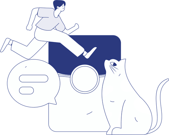Financial management strategies planned out by business people  Illustration