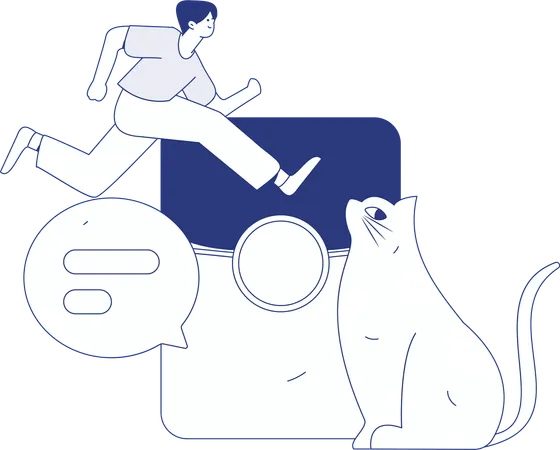 Financial management strategies planned out by business people  Illustration