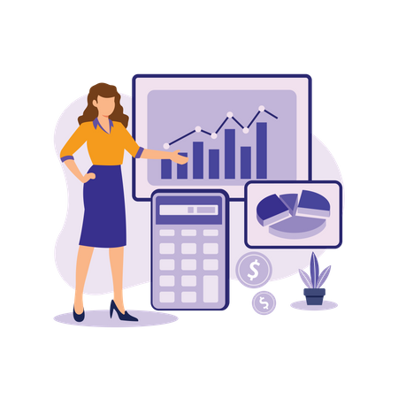 Financial Management system  Illustration