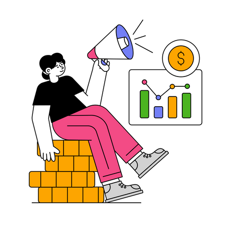 Financial Marketing  Illustration