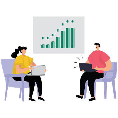 Financial meeting  Illustration