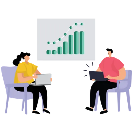 Financial meeting  Illustration