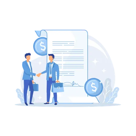 Financial obligation document  Illustration