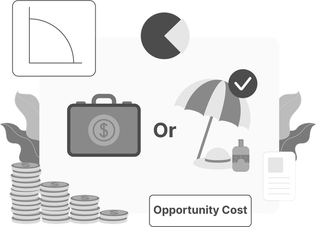 Financial Opportunity Cost  Illustration