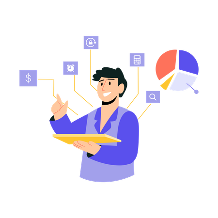 Financial planning Illustration