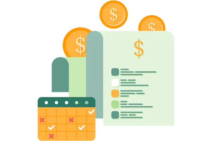 Financial planning  Illustration