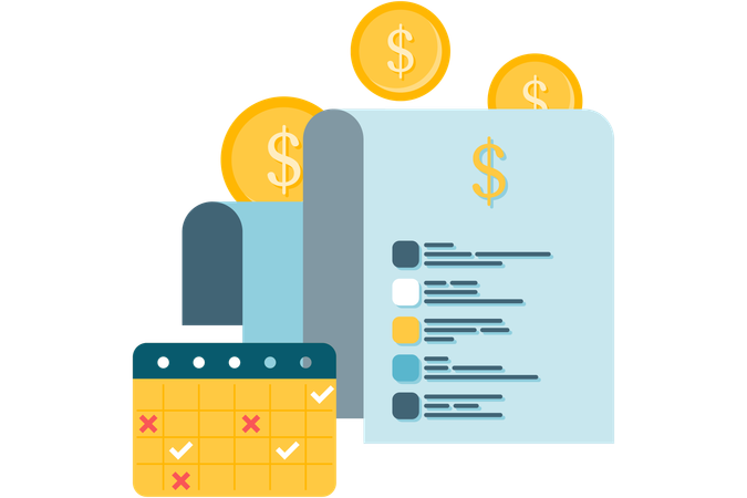 Financial planning  Illustration