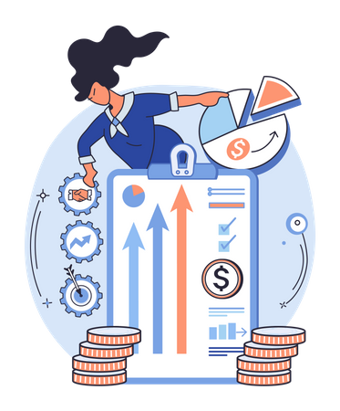 Financial planning  Illustration