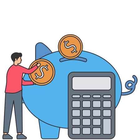 Financial Planning or research analytics  Illustration