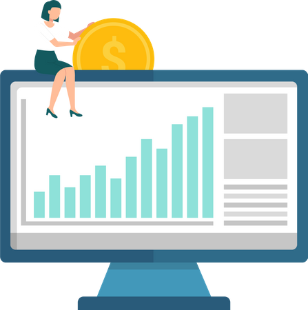 Financial Report  Illustration
