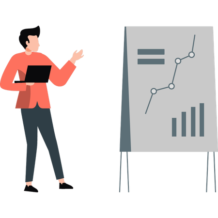 Financial research professional  Illustration