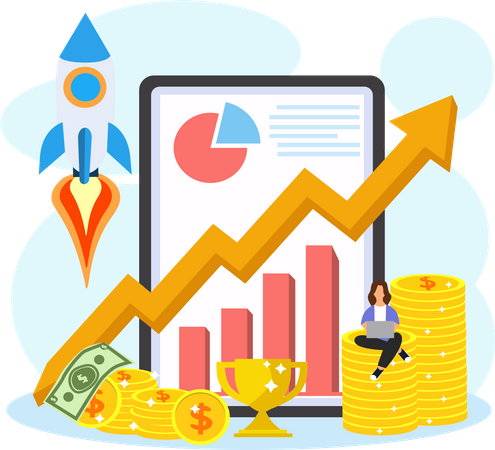 Financial saving  Illustration