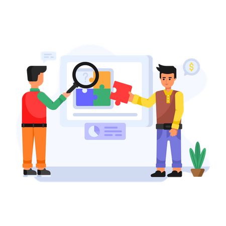 Financial Solution  Illustration