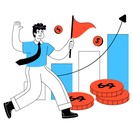 Financial Success  Illustration