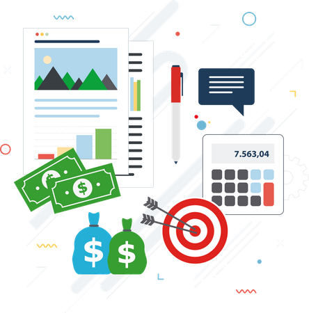 Financial target  Illustration